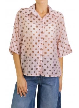 Camicia con pois